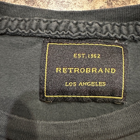 Men's Black Wolf Graphic Tee - Picture 2 of 7